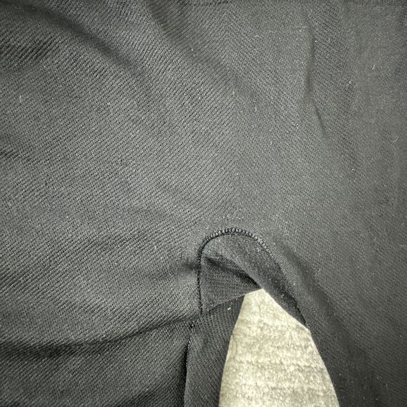 Spanx Look At Me Now Leggings Black Stretch Knit Slimming Pull On Pants Size M - Picture 10 of 10